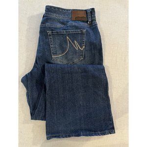 Maurice's, Curvy Straight, Women's Denim Blue Jeans, Size 16P
